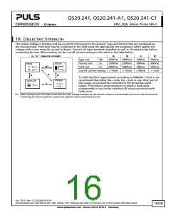 浏览型号QS20.241-C1的Datasheet PDF文件第16页