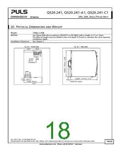浏览型号QS20.241-C1的Datasheet PDF文件第18页