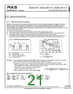 浏览型号QS20.241-C1的Datasheet PDF文件第21页