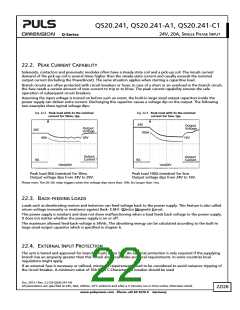 浏览型号QS20.241-C1的Datasheet PDF文件第22页