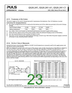 浏览型号QS20.241-C1的Datasheet PDF文件第23页