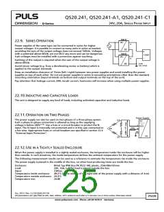 浏览型号QS20.241-C1的Datasheet PDF文件第25页