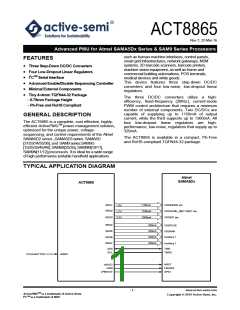 浏览型号ACT8865_16的Datasheet PDF文件第1页
