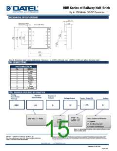 浏览型号HBR113S24-6.5的Datasheet PDF文件第15页