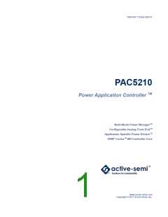 浏览型号PAC5210QS的Datasheet PDF文件第1页