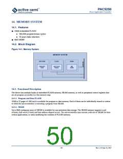 浏览型号PAC5250QF的Datasheet PDF文件第50页