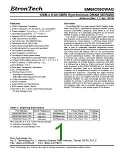 浏览型号EM68C08CWAG-18H的Datasheet PDF文件第1页