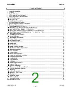 浏览型号AK4436VN的Datasheet PDF文件第2页