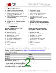 浏览型号FT240XS-R的Datasheet PDF文件第2页