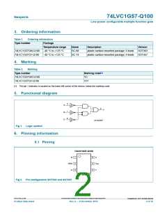 浏览型号74LVC1G57GW-Q100的Datasheet PDF文件第2页