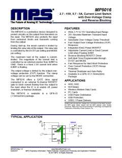 浏览型号MP5016的Datasheet PDF文件第1页
