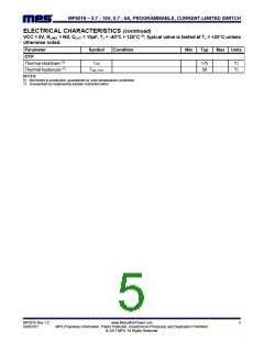 浏览型号MP5016的Datasheet PDF文件第5页