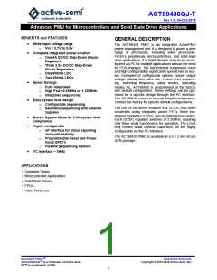 浏览型号ACT88430QJ101-T的Datasheet PDF文件第1页