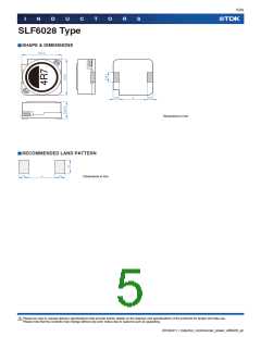 浏览型号SLF6028T-6R8M1R5-PF的Datasheet PDF文件第5页