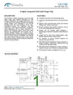 浏览型号CM119B的Datasheet PDF文件第1页