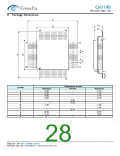 浏览型号CM119B的Datasheet PDF文件第28页