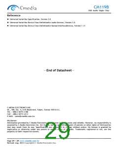 浏览型号CM119B的Datasheet PDF文件第29页