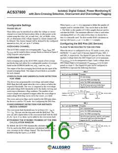 浏览型号ACS37800KMACTR-0305BI2C的Datasheet PDF文件第16页