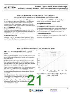 浏览型号ACS37800KMACTR-0305BI2C的Datasheet PDF文件第21页