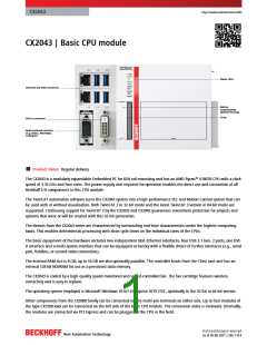 浏览型号CX2043-B310的Datasheet PDF文件第1页