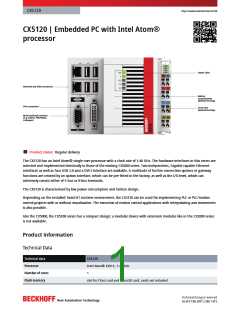 浏览型号CX5120-N031的Datasheet PDF文件第1页