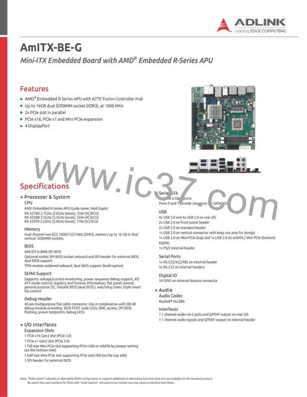 AMITX-BE-G-RX427BB-LVDS图片预览