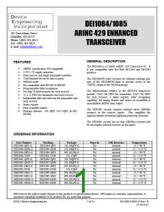 浏览型号DEI1084-MES-G的Datasheet PDF文件第1页