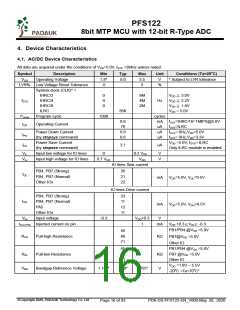 浏览型号PFS122-1J16A的Datasheet PDF文件第16页