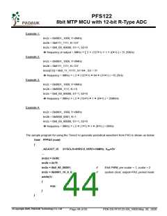浏览型号PFS122-1J16A的Datasheet PDF文件第44页