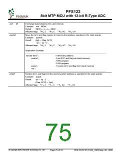 浏览型号PFS122-1J16A的Datasheet PDF文件第75页