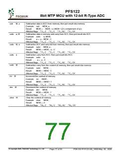 浏览型号PFS122-1J16A的Datasheet PDF文件第77页