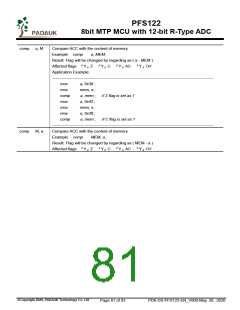 浏览型号PFS122-1J16A的Datasheet PDF文件第81页