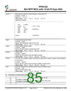 浏览型号PFS122-1J16A的Datasheet PDF文件第85页