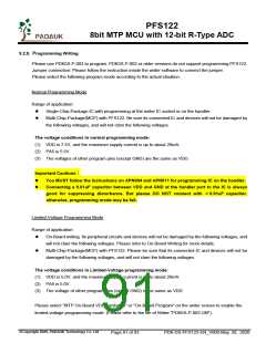 浏览型号PFS122-1J16A的Datasheet PDF文件第91页