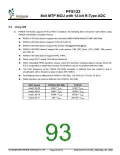 浏览型号PFS122-1J16A的Datasheet PDF文件第93页