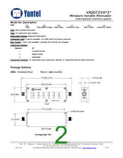 浏览型号VAS0725HS22A的Datasheet PDF文件第2页