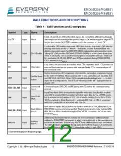 浏览型号EMD3D256M08G1-150CBS1的Datasheet PDF文件第12页