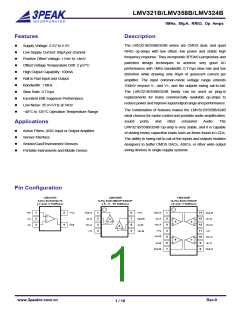 浏览型号LMV358B-SR的Datasheet PDF文件第1页