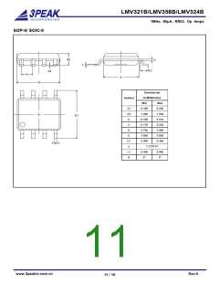 浏览型号LMV358B-SR的Datasheet PDF文件第11页