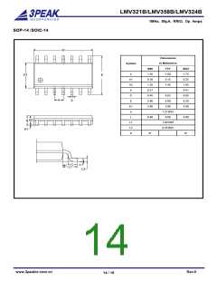 浏览型号LMV358B-SR的Datasheet PDF文件第14页