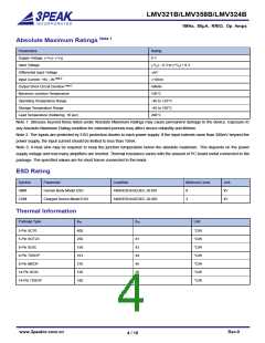浏览型号LMV358B-SR的Datasheet PDF文件第4页