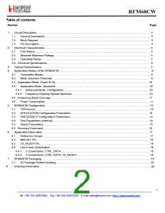 浏览型号RFM68CW的Datasheet PDF文件第2页