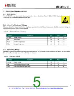 浏览型号RFM68CW的Datasheet PDF文件第5页