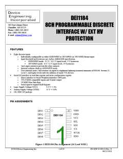 浏览型号DEI1184-SMS的Datasheet PDF文件第1页