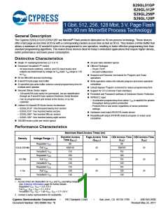 浏览型号S29GL128P90TFIR10的Datasheet PDF文件第1页