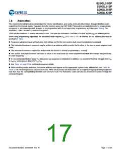 浏览型号S29GL128P90TFIR10的Datasheet PDF文件第17页