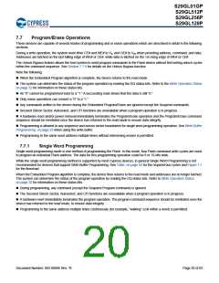 浏览型号S29GL128P90TFIR10的Datasheet PDF文件第20页