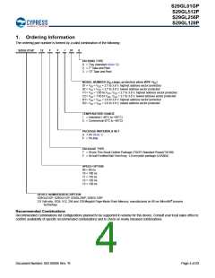 浏览型号S29GL128P90TFIR10的Datasheet PDF文件第4页