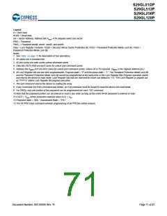 浏览型号S29GL128P90TFIR10的Datasheet PDF文件第71页