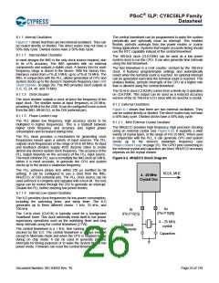 浏览型号CY8C5868AXI-LP035的Datasheet PDF文件第26页